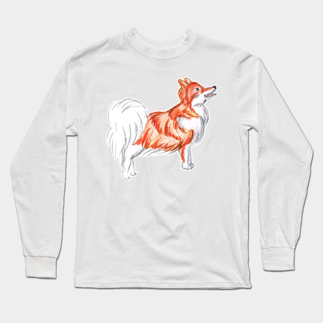 Doggust 2019 - 17 Icelandic sheepdog Long Sleeve T-Shirt by EmmeGray